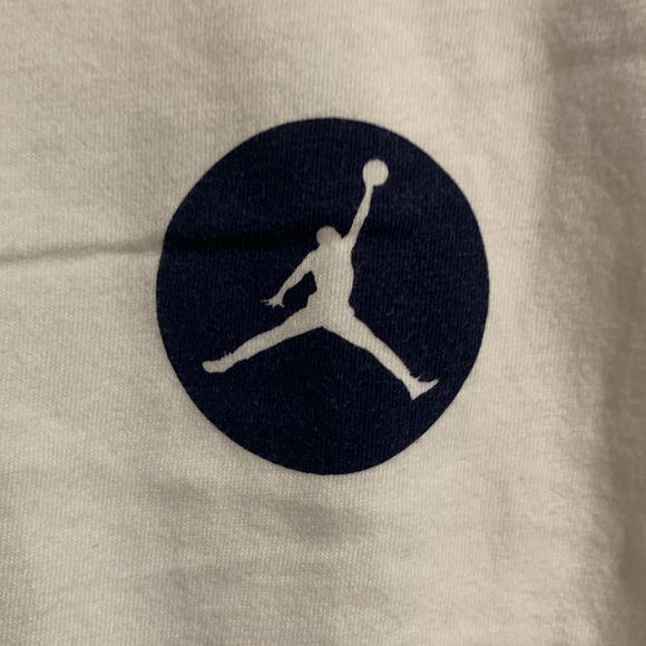Jordan Brand Navy and White Tee - Picture 3 of 4